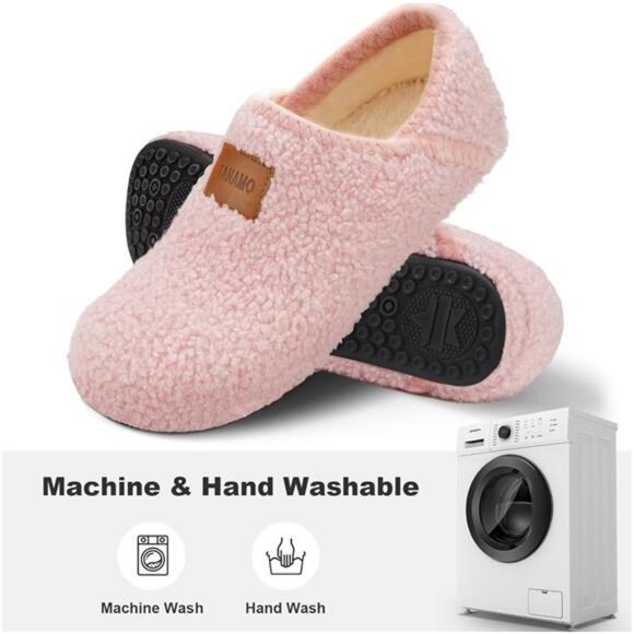 Slippers Socks House Shoes Slip On Indoor Outdoor Travel Unisex Size 8 9 - Picture 4 of 8